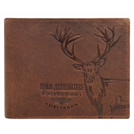 Portfel męski skórzany skóra naturalna Peterson Peterson uniwersalny lenaodniemowlakadoszkolniaka.pl