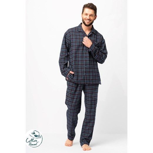 Piżama MNS 480 rozpinana ze sklepu lenaodniemowlakadoszkolniaka.pl w kategorii Piżamy męskie - zdjęcie 187440761