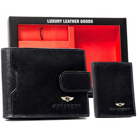 PETERSON ZESTAW portfel etui brelok skóra naturalna pomysł na prezent ze sklepu lenaodniemowlakadoszkolniaka.pl w kategorii Portfele męskie - zdjęcie 187440962
