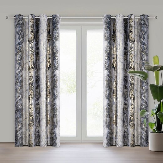 ZASŁONA GOTOWA SOFI 135 X 250 CM STALOWY ze sklepu lenaodniemowlakadoszkolniaka.pl w kategorii Zasłony - zdjęcie 187441040