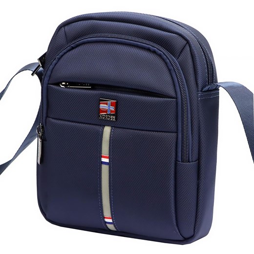 Torba saszetka na ramię męska materiałowa Nordee ze sklepu lenaodniemowlakadoszkolniaka.pl w kategorii Torby męskie - zdjęcie 187441872