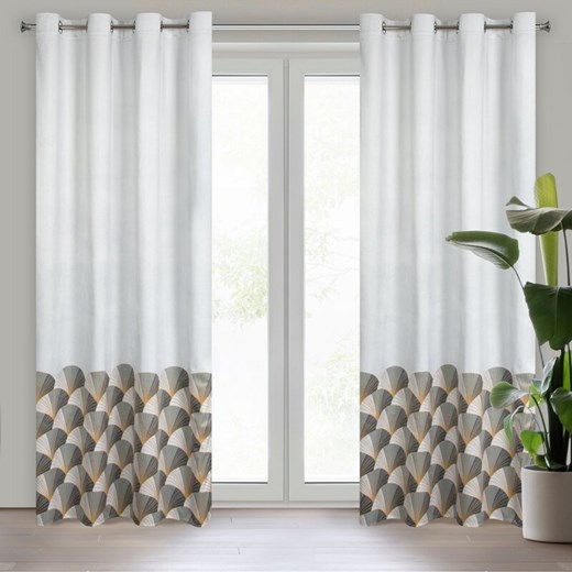 ZASŁONA GOTOWA D91 GINA 140 X 250 CM BIAŁY ze sklepu lenaodniemowlakadoszkolniaka.pl w kategorii Zasłony - zdjęcie 187441874