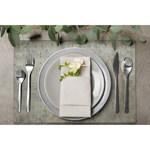 OBRUS ALINA 30 X 40 CM SREBRNY ze sklepu lenaodniemowlakadoszkolniaka.pl w kategorii Obrusy i bieżniki - zdjęcie 187443143