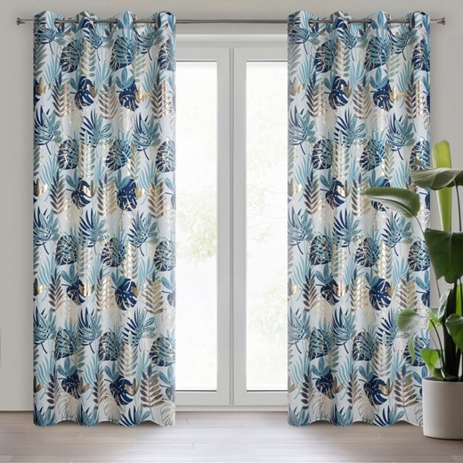 ZASŁONA GOTOWA MALTA 140 X 250 CM BIAŁY ze sklepu lenaodniemowlakadoszkolniaka.pl w kategorii Zasłony - zdjęcie 187443852