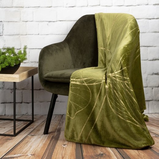 KOC LILI 4 150 X 200 CM OLIWKOWY ze sklepu lenaodniemowlakadoszkolniaka.pl w kategorii Narzuty i kapy - zdjęcie 187444324