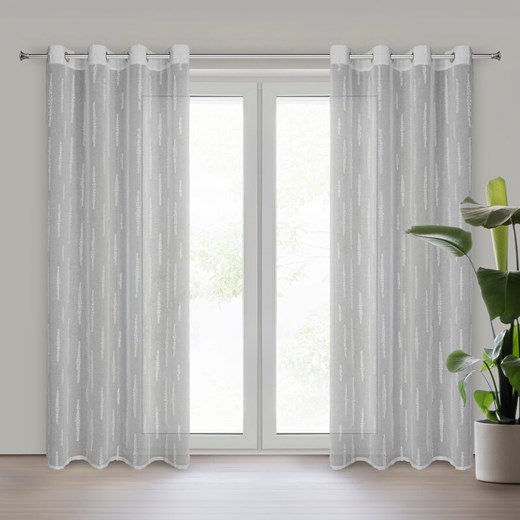 ZASŁONA GOTOWA ALENI 140 X 250 CM SREBRNY ze sklepu lenaodniemowlakadoszkolniaka.pl w kategorii Zasłony - zdjęcie 187444374