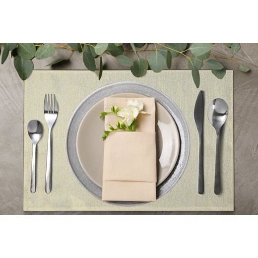 OBRUS DAGA 30 X 40 CM KREMOWY ze sklepu lenaodniemowlakadoszkolniaka.pl w kategorii Obrusy i bieżniki - zdjęcie 187447543