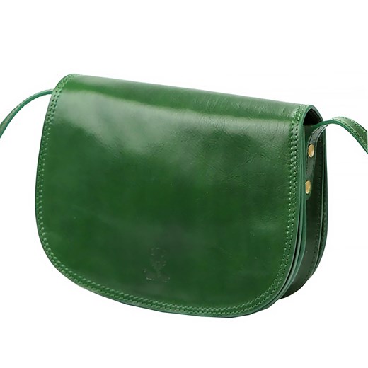 Florence torebka listonoszka skóra naturalna zielony ze sklepu lenaodniemowlakadoszkolniaka.pl w kategorii Listonoszki - zdjęcie 187447771
