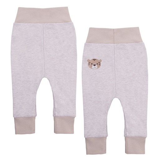 Spodnie bawełniane niemowlęce wcześniak Eevi Baby love ze sklepu lenaodniemowlakadoszkolniaka.pl w kategorii Spodnie i półśpiochy - zdjęcie 187448170