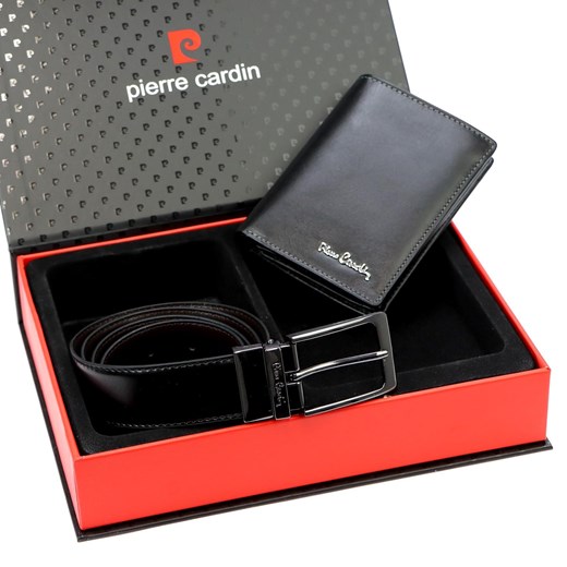 Zestaw na prezent dla mężczyzny portfel i pasek męski skórzany Pierre Cardin ze sklepu lenaodniemowlakadoszkolniaka.pl w kategorii Paski męskie - zdjęcie 187448511