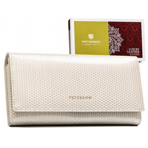 Portfel damski skóra naturalna skórzany Peterson ze sklepu lenaodniemowlakadoszkolniaka.pl w kategorii Portfele damskie - zdjęcie 187449202