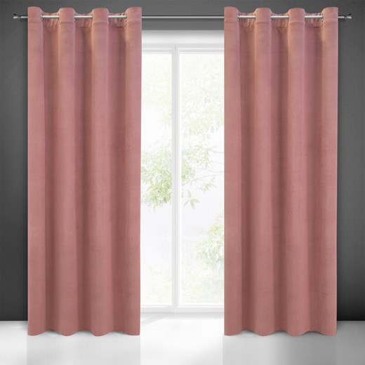 ZASŁONA GOTOWA MILO 140 X 250 CM RÓŻOWY ze sklepu lenaodniemowlakadoszkolniaka.pl w kategorii Zasłony - zdjęcie 187449730