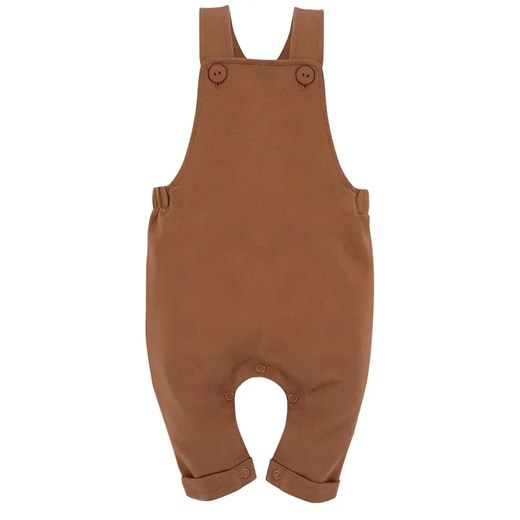 Spodnie ogrodniczki Le Tigre Pinokio brązowe ze sklepu lenaodniemowlakadoszkolniaka.pl w kategorii Spodnie i półśpiochy - zdjęcie 187450272