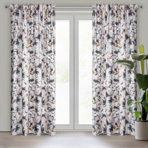 ZASŁONA GOTOWA NIKA NA TAŚMIE 140 X 270 CM BIAŁY ze sklepu lenaodniemowlakadoszkolniaka.pl w kategorii Zasłony - zdjęcie 187450443