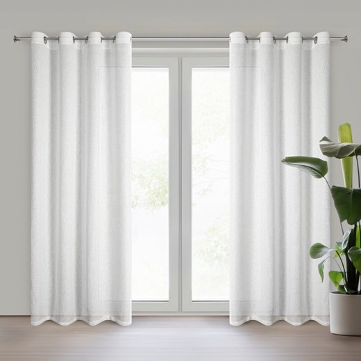 ZASŁONA GOTOWA ESSI 140 X 250 CM BIAŁY ze sklepu lenaodniemowlakadoszkolniaka.pl w kategorii Zasłony - zdjęcie 187451894