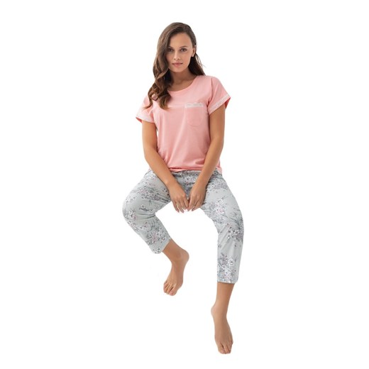 Piżama damska 342 3XL koralowy ze sklepu lenaodniemowlakadoszkolniaka.pl w kategorii Piżamy damskie - zdjęcie 187451942