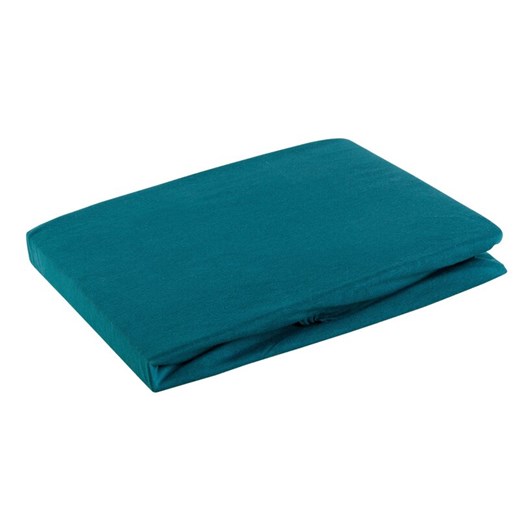 PRZEŚCIERADŁO Z GUMKĄ JERSEY D91 90 X 200 X 25 CM TURKUSOWY ze sklepu lenaodniemowlakadoszkolniaka.pl w kategorii Prześcieradła - zdjęcie 187452052