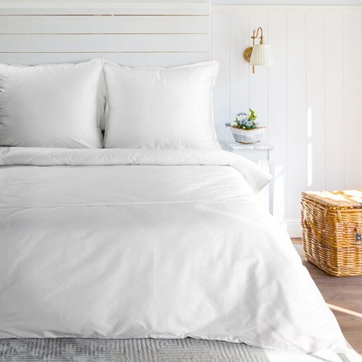 KOMPLET POŚCIELI RETRO 5 220 X 200 CM BIAŁY ze sklepu lenaodniemowlakadoszkolniaka.pl w kategorii Pościele - zdjęcie 187452470