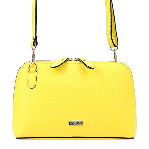 MiaMore torebka listonoszka skóra naturalna żółty ze sklepu lenaodniemowlakadoszkolniaka.pl w kategorii Listonoszki - zdjęcie 187452934