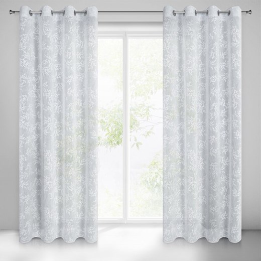 ZASŁONA GOTOWA AMBER 140 X 250 CM SZARY ze sklepu lenaodniemowlakadoszkolniaka.pl w kategorii Zasłony - zdjęcie 187453451