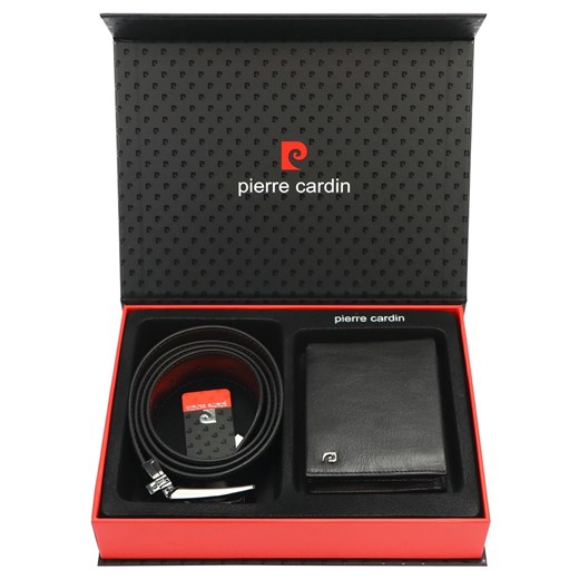 Zestaw na prezent dla mężczyzny portfel i pasek męski skórzany Pierre Cardin ze sklepu lenaodniemowlakadoszkolniaka.pl w kategorii Paski męskie - zdjęcie 187453522