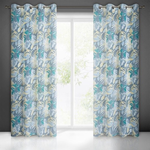 ZASŁONA GOTOWA LENA 140 X 250 CM TURKUSOWY ze sklepu lenaodniemowlakadoszkolniaka.pl w kategorii Zasłony - zdjęcie 187454260