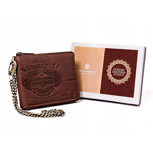 Portfel męski skórzany skóra naturalna Peterson ze sklepu lenaodniemowlakadoszkolniaka.pl w kategorii Portfele męskie - zdjęcie 187454731