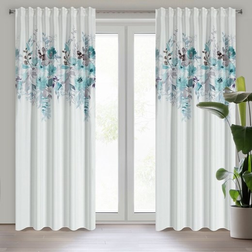 ZASŁONA GOTOWA SENDI NA TAŚMIE 140 X 270 CM BIAŁY ze sklepu lenaodniemowlakadoszkolniaka.pl w kategorii Zasłony - zdjęcie 187455090