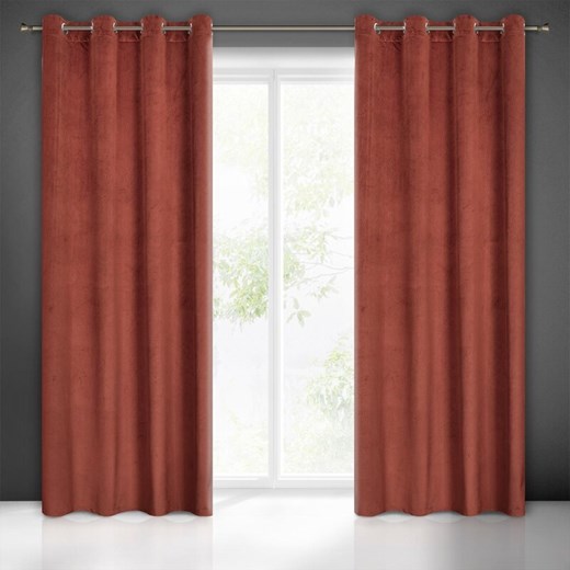 ZASŁONA GOTOWA LILI 140 X 250 CM CEGLASTY ze sklepu lenaodniemowlakadoszkolniaka.pl w kategorii Zasłony - zdjęcie 187456761