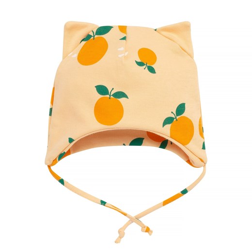 Czapka niemowlęca wiaz FRUIT&SUN zółty,pomarańcze 68 ze sklepu lenaodniemowlakadoszkolniaka.pl w kategorii Czapki dziecięce - zdjęcie 187456882