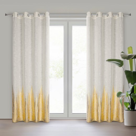 ZASŁONA GOTOWA IMANI 135 X 250 CM NATURALNY ze sklepu lenaodniemowlakadoszkolniaka.pl w kategorii Zasłony - zdjęcie 187457463