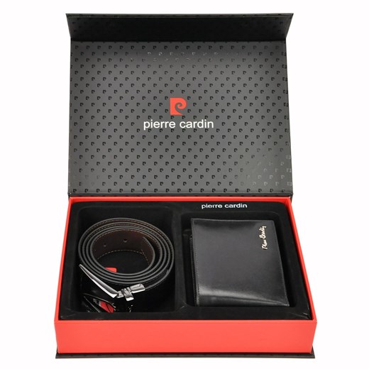 Zestaw na prezent dla mężczyzny portfel i pasek męski skórzany Pierre Cardin ze sklepu lenaodniemowlakadoszkolniaka.pl w kategorii Paski męskie - zdjęcie 187458490