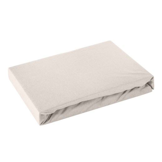 PRZEŚCIERADŁO JERSEY2 220 X 200 X 25 CM JASNOSZARY ze sklepu lenaodniemowlakadoszkolniaka.pl w kategorii Prześcieradła - zdjęcie 187458861