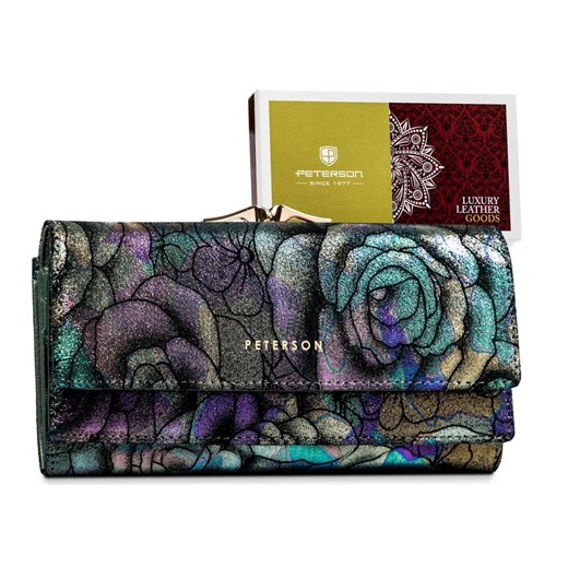 Portfel damski skórzany skóra naturalna Peterson ze sklepu lenaodniemowlakadoszkolniaka.pl w kategorii Portfele damskie - zdjęcie 187458962