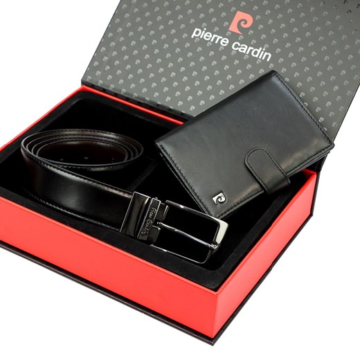 Zestaw na prezent dla mężczyzny portfel i pasek męski skórzany Pierre Cardin ze sklepu lenaodniemowlakadoszkolniaka.pl w kategorii Paski męskie - zdjęcie 187459314