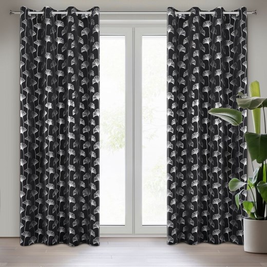 ZASŁONA GOTOWA CLARA 135 X 250 CM CZARNY ze sklepu lenaodniemowlakadoszkolniaka.pl w kategorii Zasłony - zdjęcie 187459651