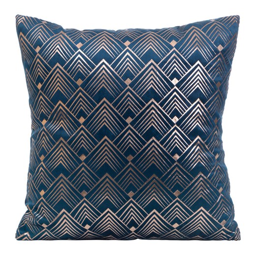 POSZEWKA ELEN 40 X 40 CM GRANATOWY ze sklepu lenaodniemowlakadoszkolniaka.pl w kategorii Poszewki na poduszki - zdjęcie 187460632