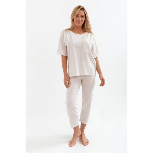 Cana piżama damska bawełna beżowy rozmiar S ze sklepu lenaodniemowlakadoszkolniaka.pl w kategorii Piżamy damskie - zdjęcie 187460743