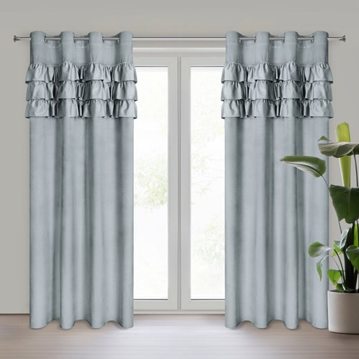 ZASŁONA GOTOWA SAMI 140 X 250 CM SREBRNY ze sklepu lenaodniemowlakadoszkolniaka.pl w kategorii Zasłony - zdjęcie 187460754