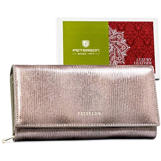 Portfel damski skórzany skóra naturalna Peterson ze sklepu lenaodniemowlakadoszkolniaka.pl w kategorii Portfele damskie - zdjęcie 187461332
