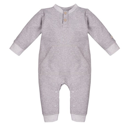 PAJAC niemowlęcy wyprawka DRESOWY SIMPLY COMFY SZARY Ewa Klucze ze sklepu lenaodniemowlakadoszkolniaka.pl w kategorii Pajacyki - zdjęcie 187462484