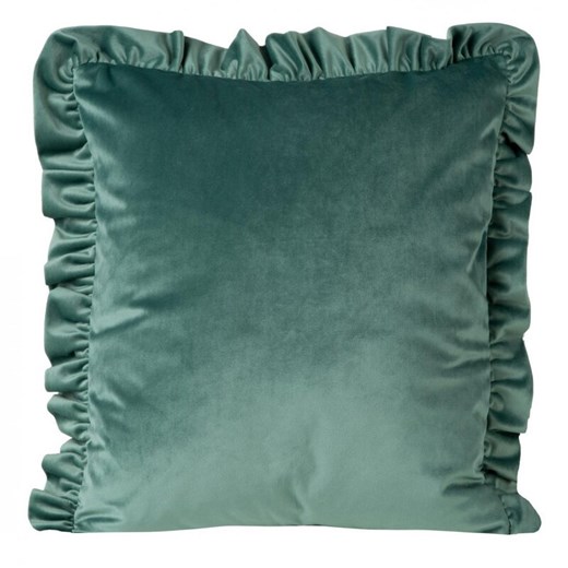 POSZEWKA VELVET 25 45 X 45 CM CIEMNOMIĘTOWY ze sklepu lenaodniemowlakadoszkolniaka.pl w kategorii Poszewki na poduszki - zdjęcie 187462714