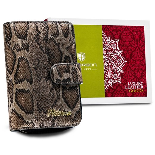 Portfel damski skórzany skóra naturalna Peterson ze sklepu lenaodniemowlakadoszkolniaka.pl w kategorii Portfele damskie - zdjęcie 187462870