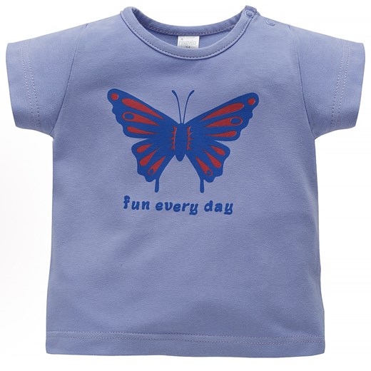 Bluzka bawełniana z krótkim rękawem dla dziewczynki Imagine Pinokio ze sklepu lenaodniemowlakadoszkolniaka.pl w kategorii Kaftaniki i bluzki - zdjęcie 187462882