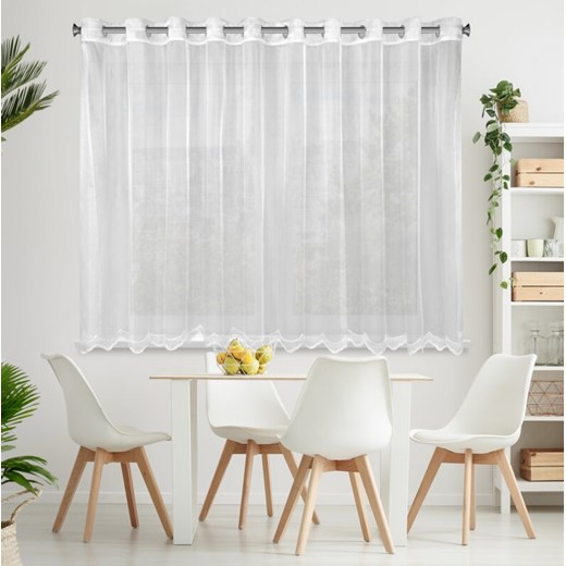 FIRANA GOTOWA ELLIE 350 X 145 CM BIAŁY ze sklepu lenaodniemowlakadoszkolniaka.pl w kategorii Firany - zdjęcie 187463432