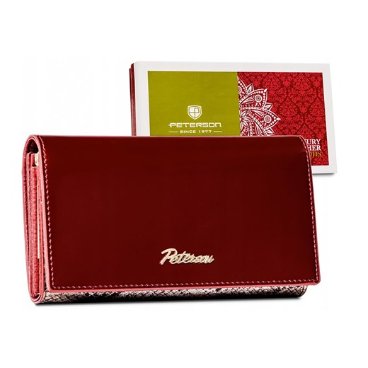 Portfel damski skóra naturalna skórzany Peterson ze sklepu lenaodniemowlakadoszkolniaka.pl w kategorii Portfele damskie - zdjęcie 187463892