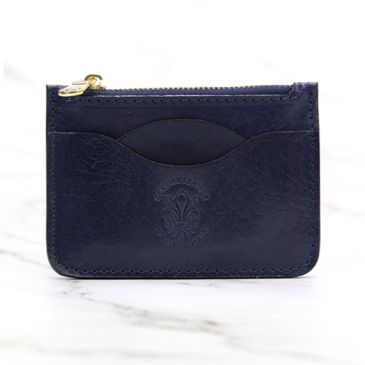 Zapinane Skórzane etui damskie na karty Florence ze sklepu lenaodniemowlakadoszkolniaka.pl w kategorii Etui - zdjęcie 187463993