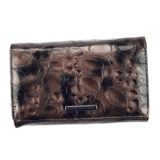 Gregorio portfel skóra naturalna wielokolorowy Gregorio FZ-112 - kobieta ze sklepu lenaodniemowlakadoszkolniaka.pl w kategorii Portfele damskie - zdjęcie 187464371