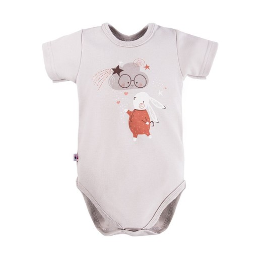 Body z krótkim rękawem Mellow Ewa Klucze ze sklepu lenaodniemowlakadoszkolniaka.pl w kategorii Body niemowlęce - zdjęcie 187467244