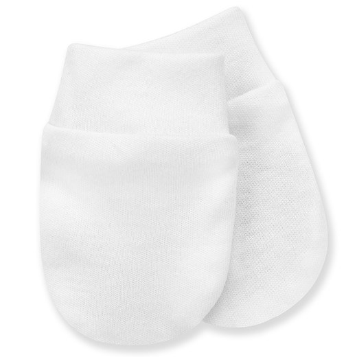 Pinokio Łapki niedrapki niemowlęce białe Lovely Day ze sklepu lenaodniemowlakadoszkolniaka.pl w kategorii Rękawiczki dziecięce - zdjęcie 187467272